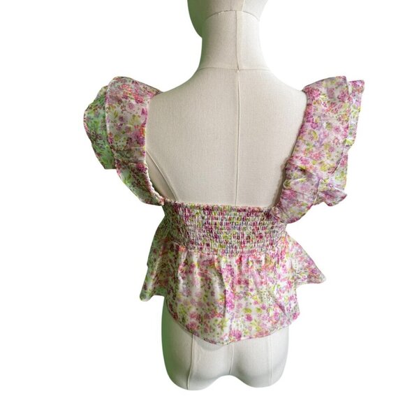 Wildfox Sydney Pink  Shimmering Top SZ: XS - Picture 4 of 4